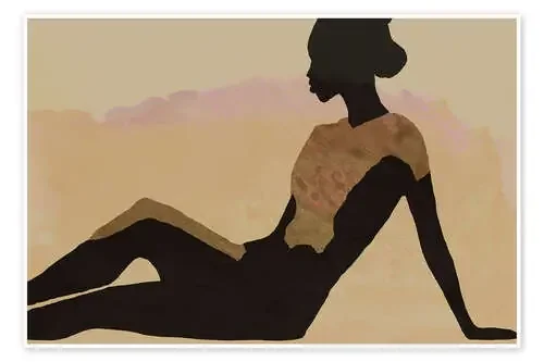 Reclined Silhouette Desert Hues de Cartissi 1x