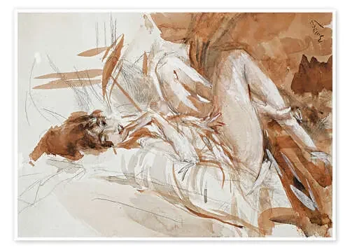 Reclining Lady de Giovanni Boldini Master Collection