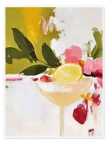 Red and Pink Lemons I de Willow Studio