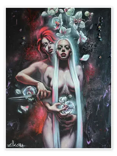 Red and white de EllectraArt