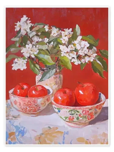 Red apples on the table de DejaReve