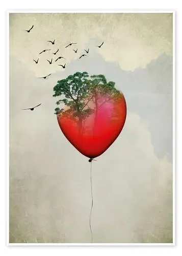 Red balloon de Amy and Kurt