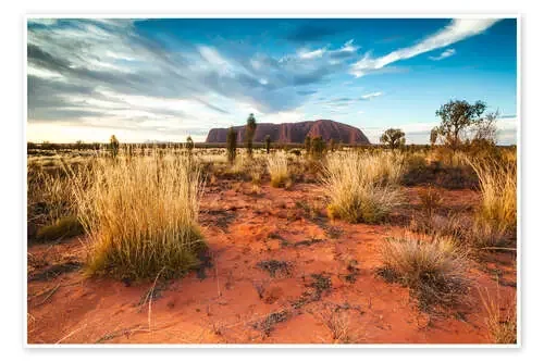 Red Desert at Ayers Rock de Matteo Colombo