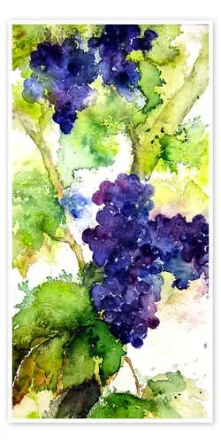 Red grapes de Brigitte Dürr