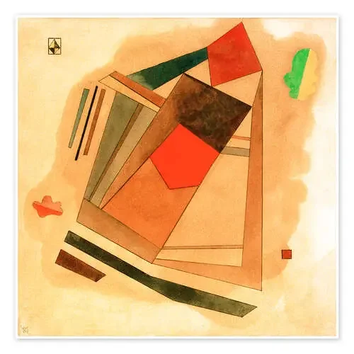 Red in a Square de Wassily Kandinsky akg-images
