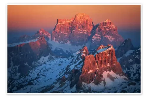 Red Sunset in the Dolomites de Daniel Gastager