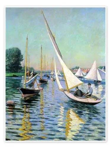 Regata en Argenteuil de Gustave Caillebotte Bridgeman Images