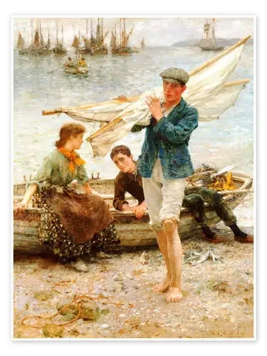 Regreso de la pesca de Henry Scott Tuke ARTOTHEK