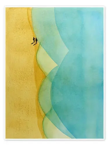 Relaxed beach walk along the sea de Natalie Bruns