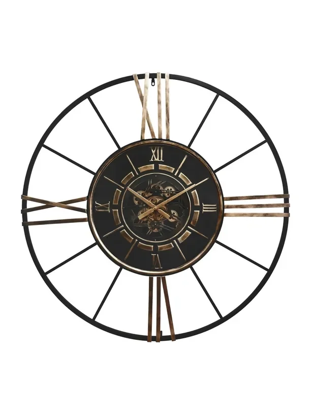 Reloj Gran Formato con Engranajes Moviles