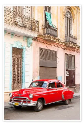Restored American car, Havana de Lee Frost Robert Harding