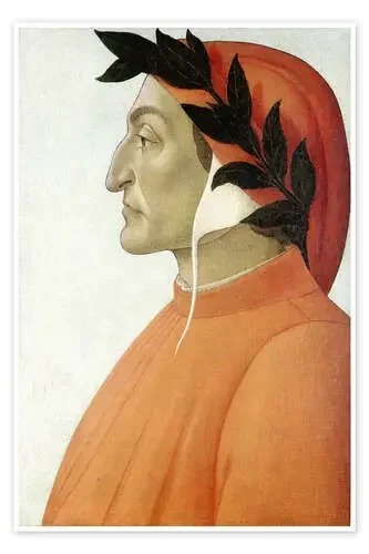 Retrato de Dante de Sandro Botticelli ARTOTHEK