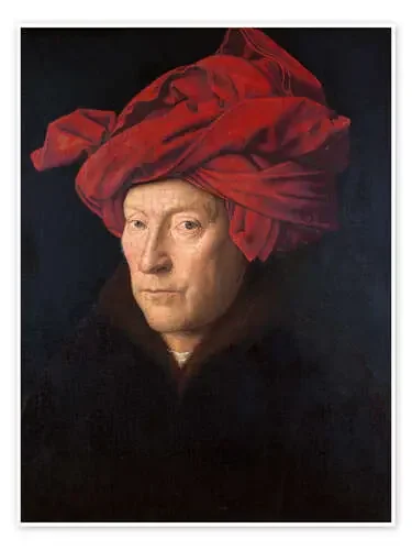 Retrato de hombre con turbante de Jan van Eyck Master Collection