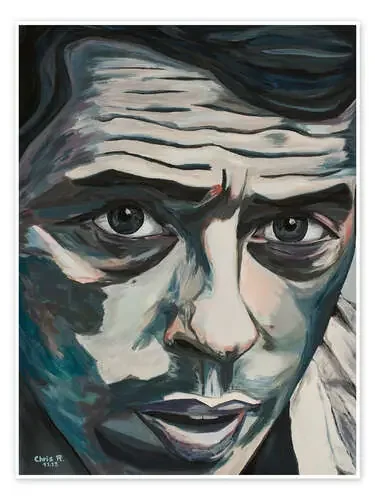 Retrato de Jacques Brel de Christel Roelandt