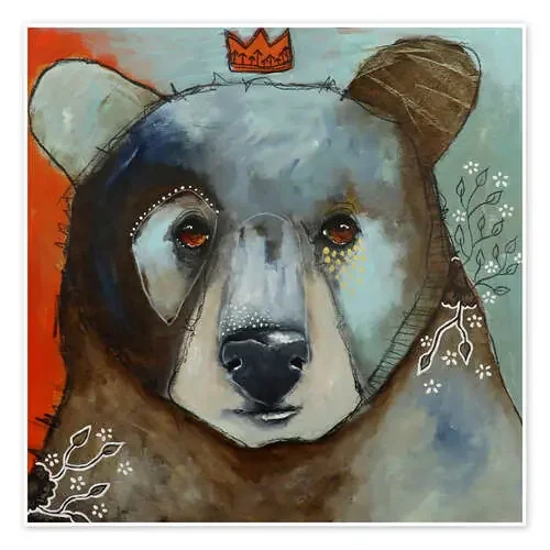 Retrato de oso de Micki Wilde