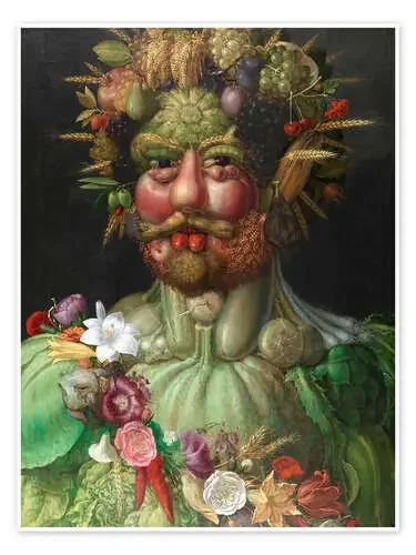 Retrato de Rodolfo II en traje de Vertumno de Giuseppe Arcimboldo Master Collection