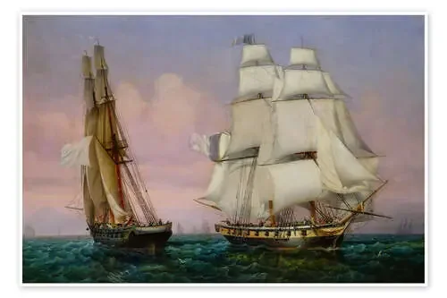 Return from Elba de Ambroise Louis Garneray Bridgeman Images