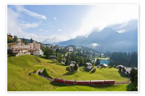 Rhaetian Railway in Arosa de Dieterich Fotografie