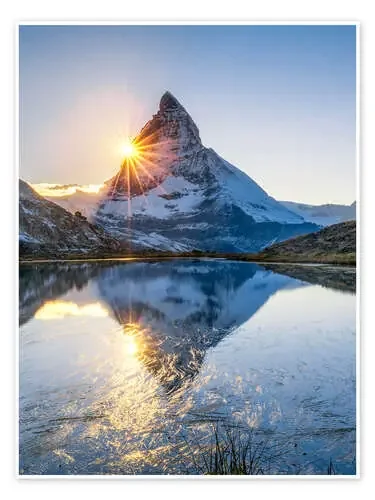 Riffelsee y Matterhorn en los Alpes suizos de Jan Christopher Becke