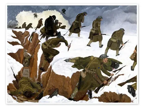 Rifles at Marcoing de Paul Nash Master Collection