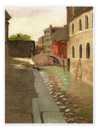 Rio della Salute, Venice de Félix Édouard Vallotton Bridgeman Images