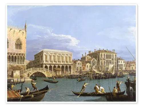 Riva degli Schiavoni de Antonio Canaletto Master Collection