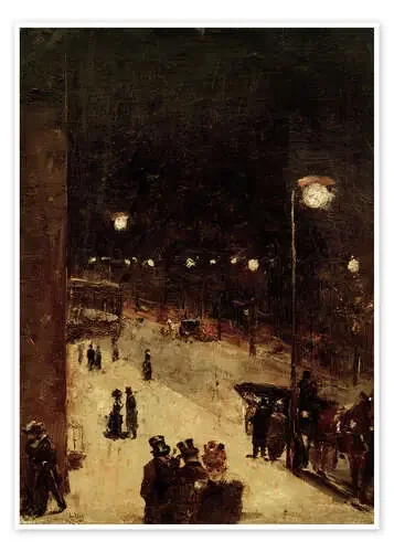 Road at night de Lesser Ury akg-images