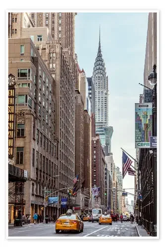 Road at the Chrysler Building de Matteo Colombo