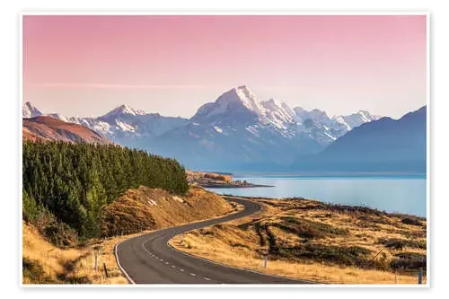 Road to Aoraki, New Zealand de Matteo Colombo