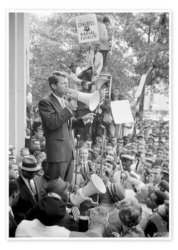 Robert F. Kennedy hablando sobre la igualdad de John Parrot Stocktrek Images