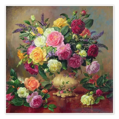 Rosas de un jardín victoriano de Albert Williams Bridgeman Images