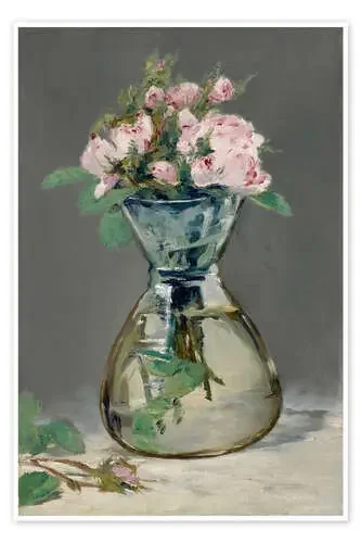 Rosas en un jarrón de Édouard Manet Master Collection
