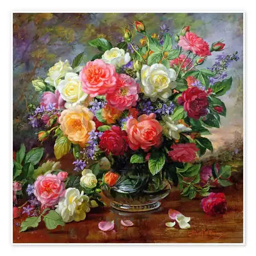 Rosas, la perfección del verano de Albert Williams Bridgeman Images