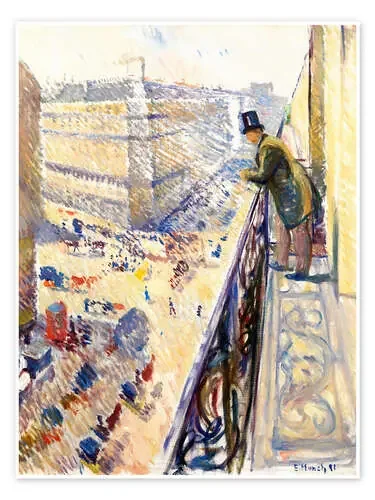 Rue Lafayette de Edvard Munch Master Collection