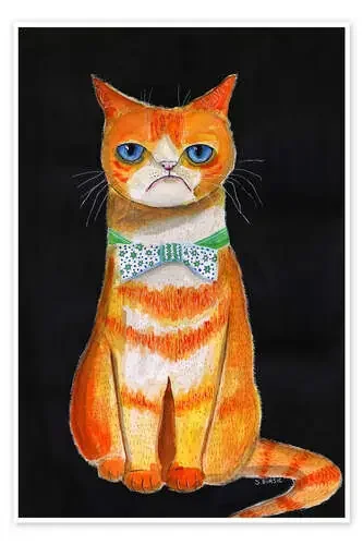 Sad Red Cat de Sharyn Bursic 1x