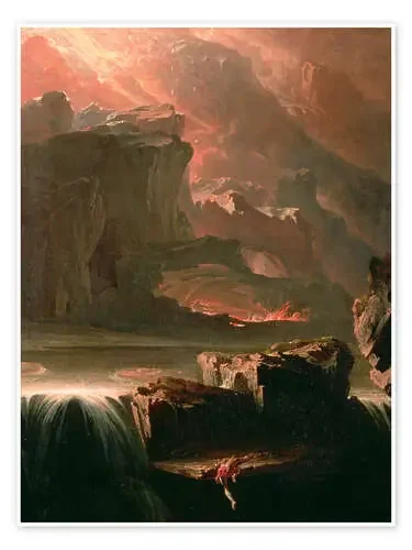 Sadak en busca de las aguas del olvido, 1812 de John Martin Bridgeman Images