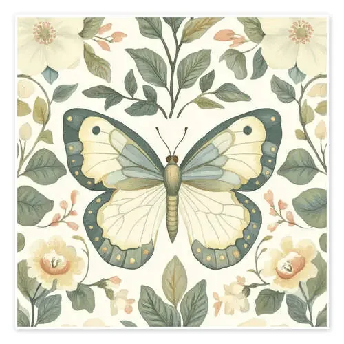 Sage Butterfly de PetalsPrintsDesign