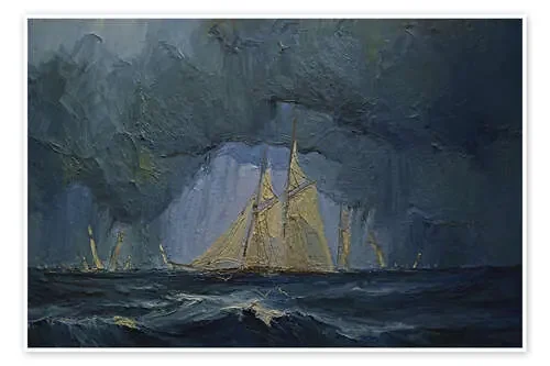 Sailing Ship on the Sea de Justyna Kopania