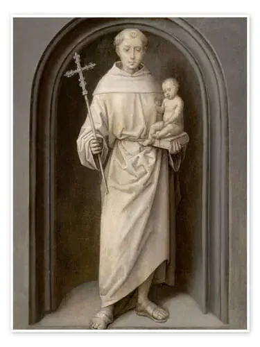 Saint Anthony of Padua de Hans Memling Bridgeman Images