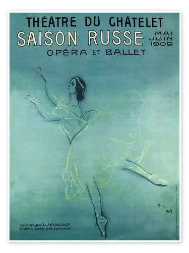 Saison Russe – Opera et Ballet de Vintage Advertising Collection