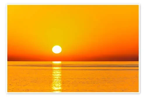Salida del sol sobre el mar de Jürgen Feuerer