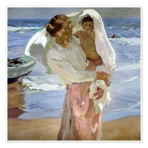 Saliendo del baño de Joaquín Sorolla y Bastida Bridgeman Images