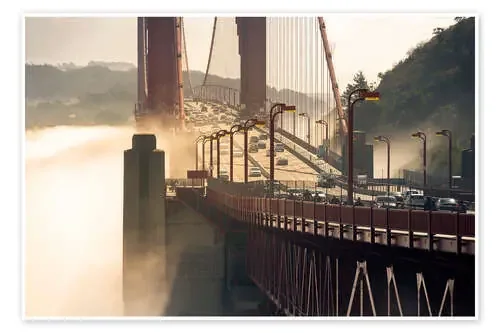 San Francisco – Golden Gate Bridge in the fog de Markus Kapferer