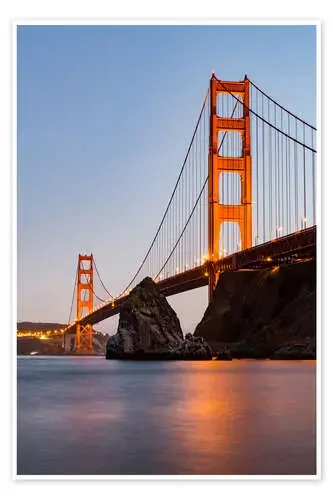 ?San Francisco Golden Gate Bridge at sunset Editors Choice