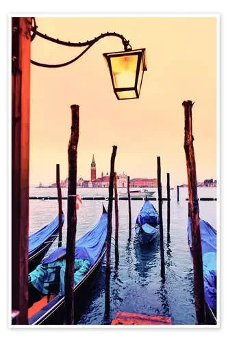 San Giorgio maggiore with gondolas Editors Choice