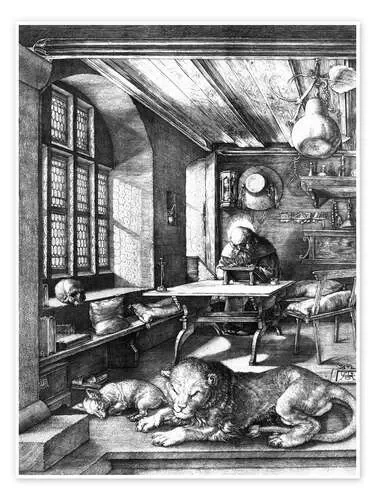 San Jerónimo en su estudio de Albrecht Dürer Master Collection