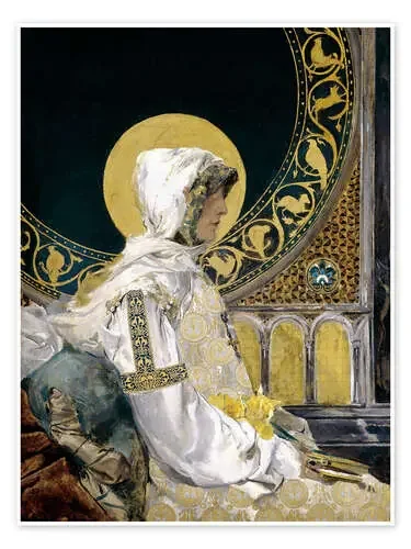 Santa en oración de Joaquín Sorolla y Bastida Master Collection