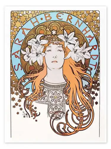 Sarah Bernhardt de Alfons Mucha akg-images