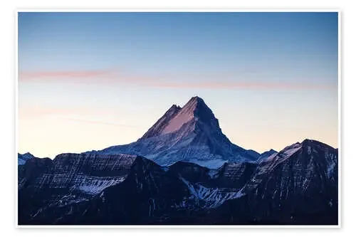 Schreckhorn en un tierno amanecer de Marcel Gross