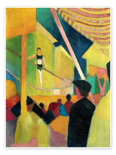 Seiltänzerin de August Macke Master Collection